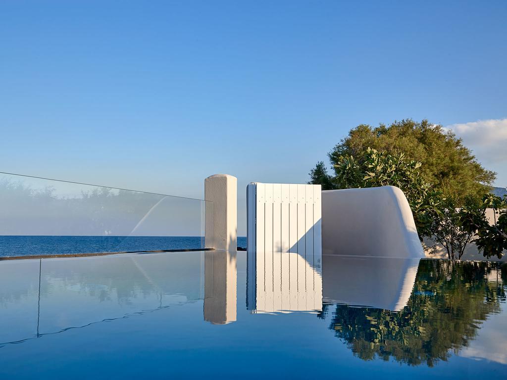 Incognito Beach Villa Santorini Kamári Exterior foto